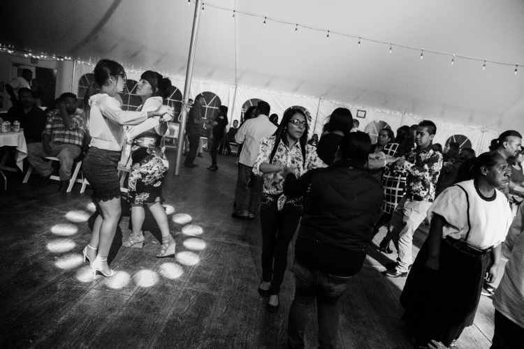 Fiestas continue as a way for the immigrant community to reunite as regularly as possible. Milwaukee, Wisconsin, USA.